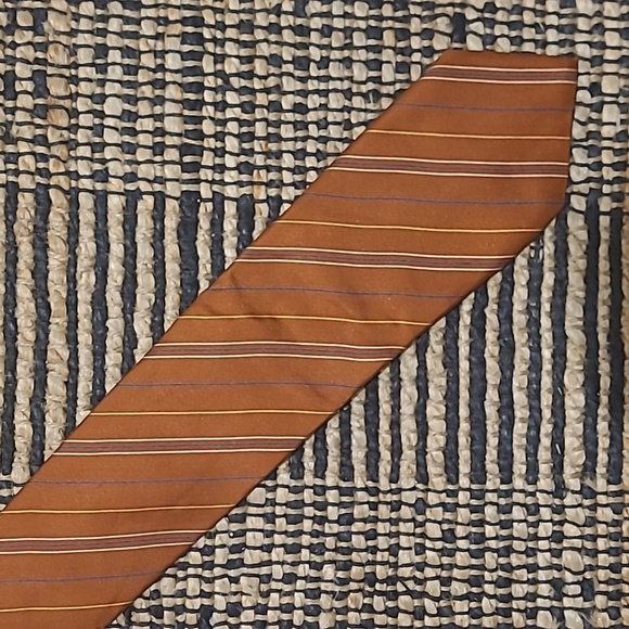 LANVIN STRIPE NECK TIE - Picture 2 of 6